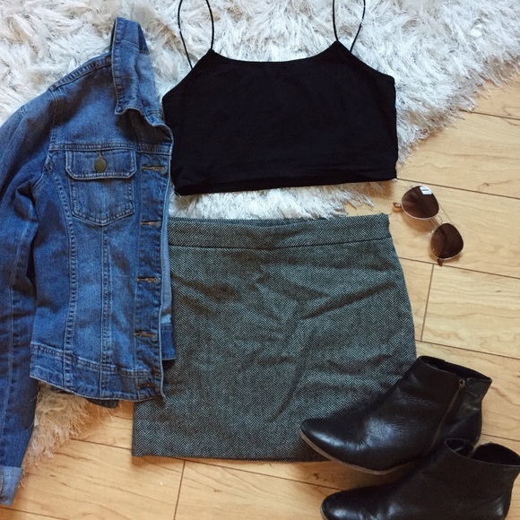 GAP Dresses & Skirts - SOLD Herringbone Mini Skirt GAP Dresses & Skirts - SOLD Herringbone Mini Skirt